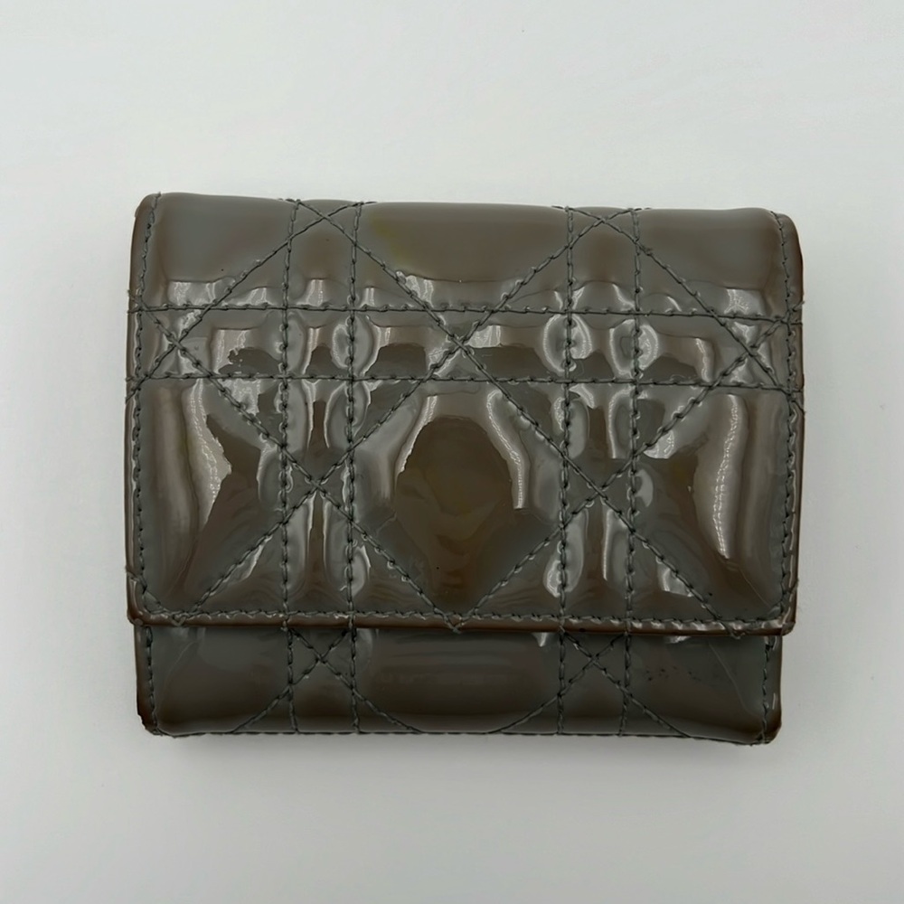 Lady Dior trifold wallet
